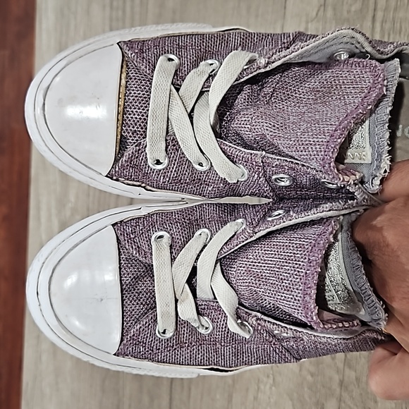 Chuck Taylor All-Star Maddie Low GS Violet Dust Shoes Sneakers Girls Size 13 - Picture 12 of 12